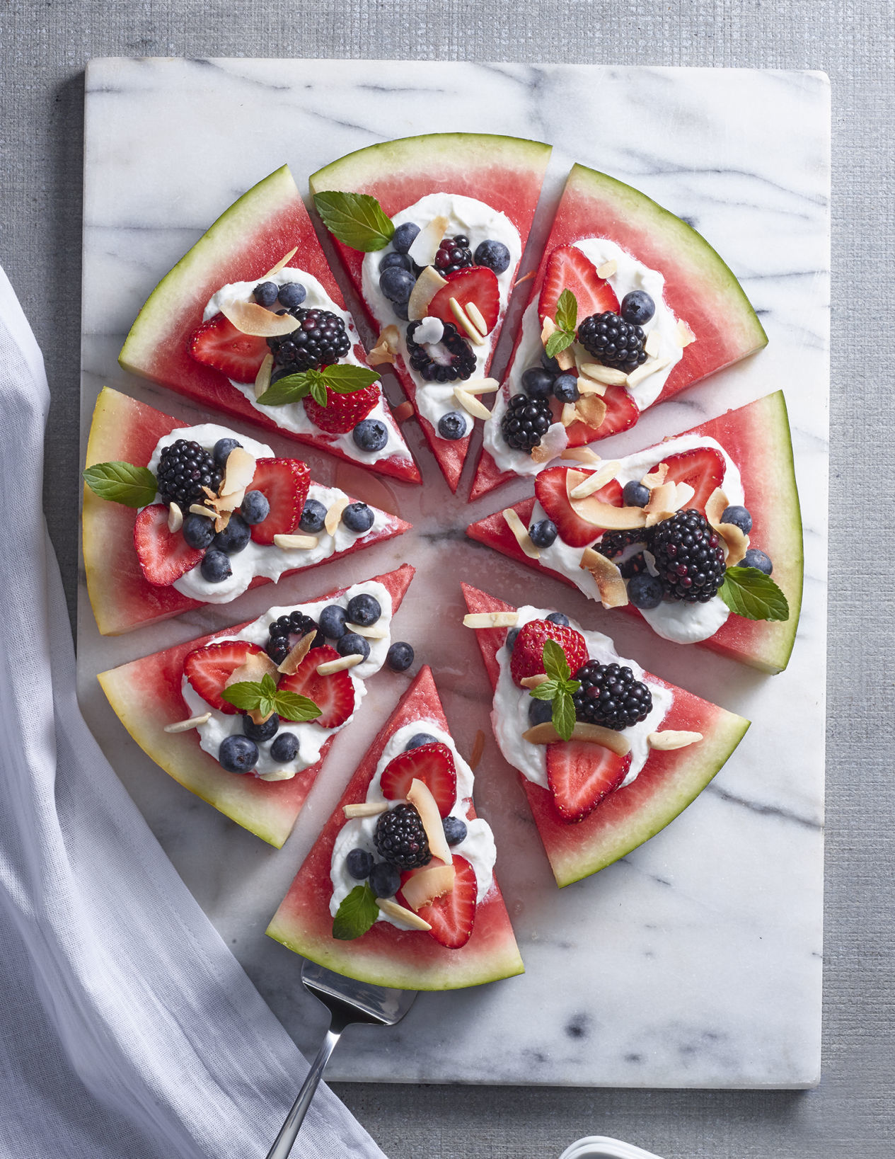 Sweet Watermelon Pizza